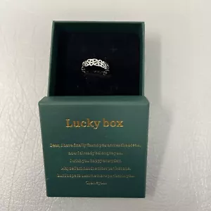 Alianza de boda con nudo celta Trinity de plata de ley 925 para hombre y mujer talla 10 - Imagen 1 de 10