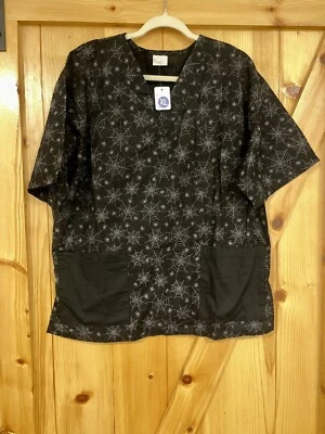 Conjunto Exfoliante Médico Enfermería Halloween Hombres Mujeres Unisex Top Y Pantalones Hospital Foto 1 de 4