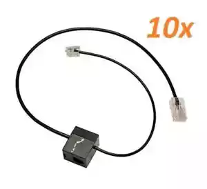 10 x Telephone Interface Cable for CS500 & Savi 8200 Office Wireless Headsets - Picture 1 of 2