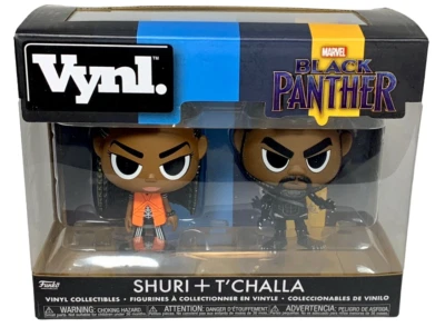 Figuras de vinilo Funko Pop VYNL Black Panther SHURI+T'CHALLA Marvel coleccionables Foto 1 de 4