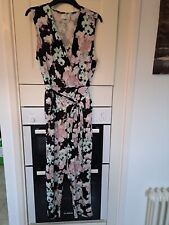 Ladies Wallis Petite Floral Jumpsuit. Size 16. VGC.
