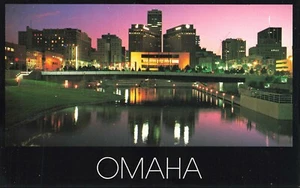 Greater Omaha Convention Besucherbüro Bürgerzentrum Omaha Nebraska Postkarte - Bild 1 von 2