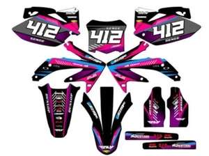 2008 CRF 450 R SURGE Pink Senge Graphics Kit Compatible with Honda - Picture 1 of 10