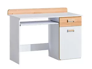 Schreibtisch Lorento L10 mit Tastaturablage ausziehbar 1 Schublade Kinderzimmer - Bild 1 von 6