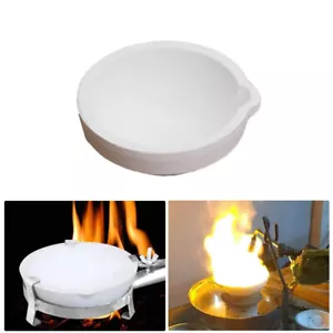 Quartz Silica Melting Crucible Dishes Pot For Gold Silver Platinum Refining Tool - Picture 1 of 13