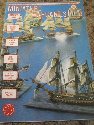MINIATURE WARGAMES JAN 1993 BLORE HEATH POWICK BRIDGE RICO SECO NW FRONTIER BALK - Image 1 of 3