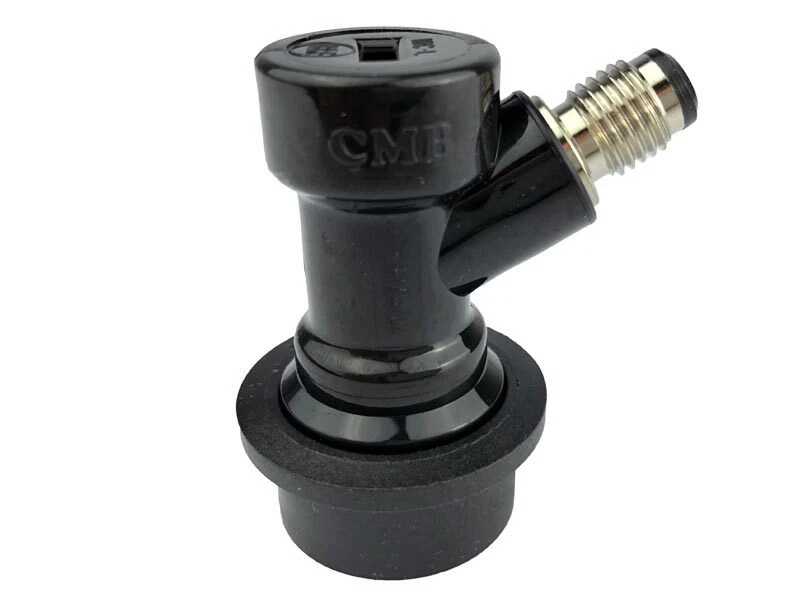 Steckkupplung schwarz Pepsi Getränke Anschluss 7/16 NC AFG Behälter Hobbybrauer