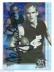 1995 Select SIGNED Just Jezza Foil (JJ1) Alex JESAULENKO Carlton *** - Picture 1 of 1