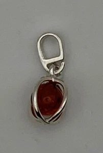 Ciondolo Collana Ambra Argento 925 - Foto 1 di 2