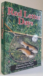 SIGNED x12 Red Letter Days Peter Rogers John Searl Bernard Venables fishing book - Picture 1 of 4