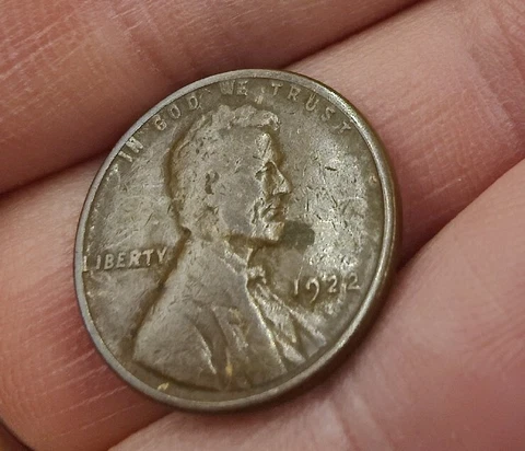 1922 d lincoln cent weak d Cover