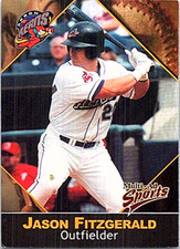 2001 Multi-Ad Akron Aeros Minor League Baseball #10 Jason Fitzgerald