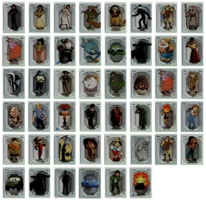 Miles Axlerod Sally Carrera Bailey 2024 Topps Chrome Disney Refractor 46 Cards - Picture 1 of 2