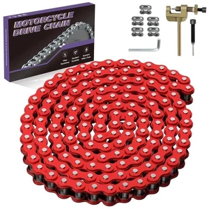 Red 35 Chain Compatible with Mini Bike Coleman CT100U CC100X 35 Chain, - Picture 1 of 8