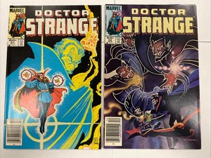 Doctor Strange #61 & #62 Marvel 1983 First Meeting Dr. Strange & Blade Dracula - Picture 1 of 6