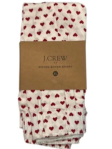 Neu mit Etikett J Crew Boxer Unterwäsche Gr. XL rot weiß Herzen Valentinstag #17 - Bild 1 von 4