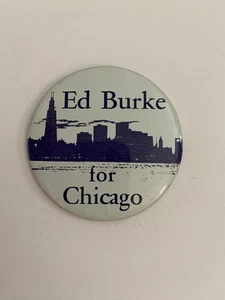 Botón trasero alfiler Ed Burke para Chicago P57 - Imagen 1 de 3