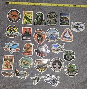 25x Lot = Flugzeug Geschwader ✈️ Vinyl Aufkleber Sticker Kampfjet Pilot Cessna FS - Bild 1 von 4