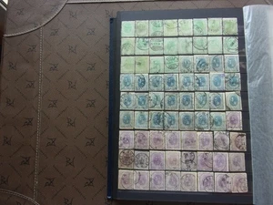 ROUMANIE - lot de timbres obl (BLEU FONCE) - Foto 1 di 1