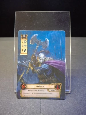 Lord Of The Rings The Card Game LCG  | Gimli Alt Art Promo - VG+ - Image 1 of 3