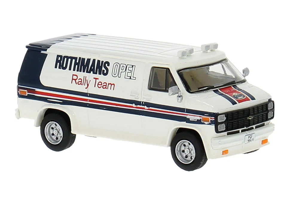 Furgoneta Brekina 1/87 HO Chevrolet C20 "Rothman-Team" 18257 Foto 1 de 1