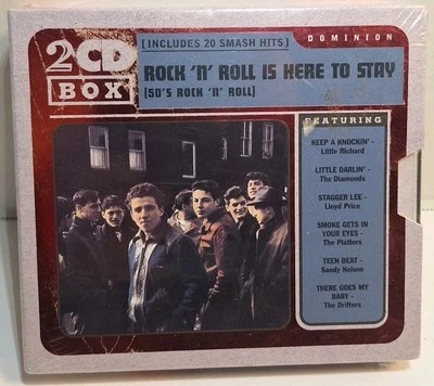 Rock N Roll is Here by Various Artists (CD, Feb-1996, 2 Discs, K-Tel New Sealed  - Image 1 of 4