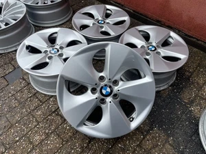 4x Orgi. BMW 5er F10 F11  Alu Felgen 8x17zoll Lk5x120 ET30 6794682 J - Bild 1 von 4
