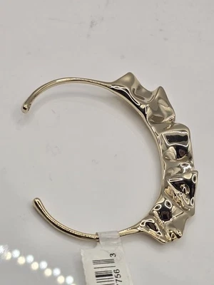 Новый с Ярлыками подлинный Alexis Bittar смятый золотой стоя манжеты браслет - снят с производства - Изображение 1 из 3