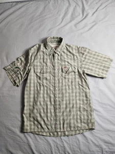 Simms Pearl Snap Fishing Shirt Mens Size Small Colorful Plaid Outdoor Hiking NEW - Picture 1 of 9