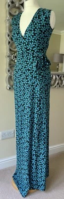Brand New DIANE VON FURSTENBERG New Yahzi Maxi Wrap Dress UK 10 US 6 RRP £350.00 - Image 1 of 4