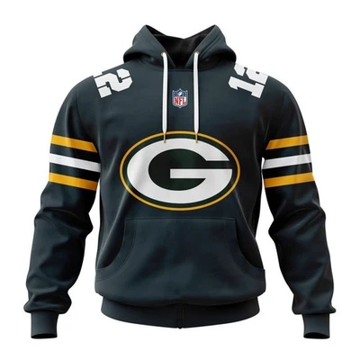 Sudadera con Capucha 3D Green Bay Football Team Packers, Unisex Adultos S-5XL Foto 1 de 4