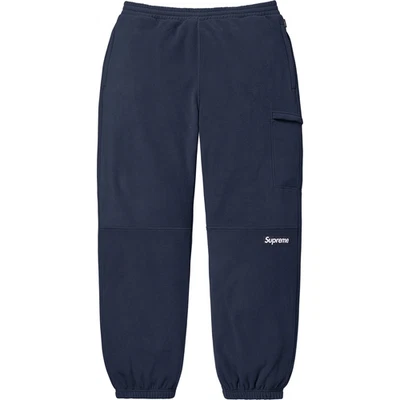 Pantalón Supreme Polartec Negro Gris Azul Marino Fucsia Camuflaje 5 Colores FW25 Foto 1 de 2