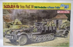 Dragon Sd.Kfz 10/4 2cm Flak 30 W Ammo Trailer 1/35 Scale Mode Kit Ref 6711 - Picture 1 of 5