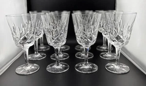 12 Gorham King Edward Blown Lead Crystal Wine Glasses 6” Discontinued Germany - Picture 1 of 9