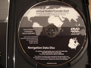 Cadillac/Chevy/Pontiac Navigation Disc US/Canada East - Picture 1 of 5