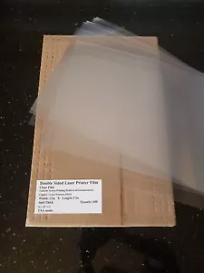 Clear Laser Transparency Paper 11x17 film paper - qty 100 - Picture 1 of 4
