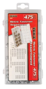 Titan 45250 Metric Nut and Bolt Assortment-475 Piece (M4, M5, M6), Steel - Bild 1 von 2