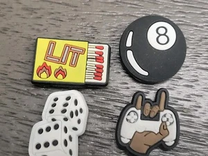 Crocs Charms Jibbitz  Match Box  LIT Authentic With Extras  - Picture 1 of 8