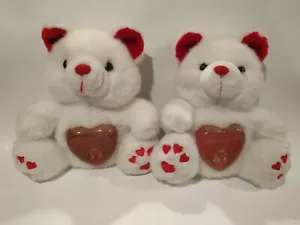 Vintage 1998 Isny Inc WBB Waterbellies Collection Plush Stuffed 2 Bears Rare - Picture 1 of 9