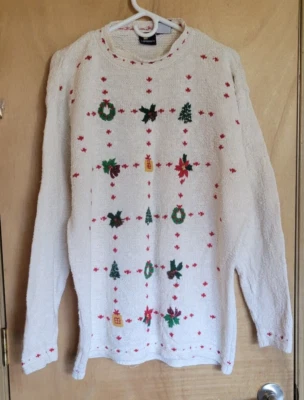 Suéter de Navidad Grande Gran Tamaño Acebo LizSport Foto 1 de 4