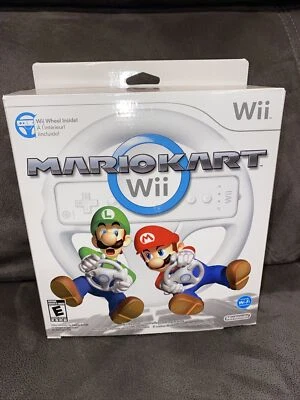 BRAND NEW Mario Kart Wii Wheel Bundle ( Nintendo Wii) - Image 1 of 4
