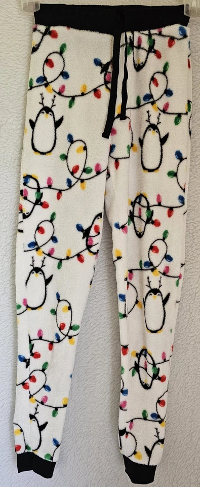 Pantalones de salón para dormir para mujer talla XS X pequeños multicolor Navidad pingüino polar Foto 1 de 4