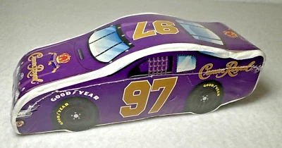 Camiseta sellada Kurt Busch 97 Crown Royal Mystery, Nascar, Tee, Ford, LG, blanca Foto 1 de 4