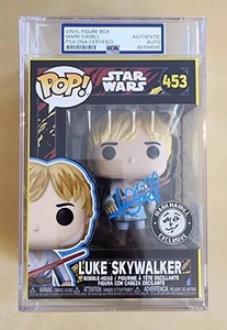 Mark Hamill Signed Star Wars Luke Skywalker Funko POP! #453 Encapsulated PSA - Picture 1 of 6