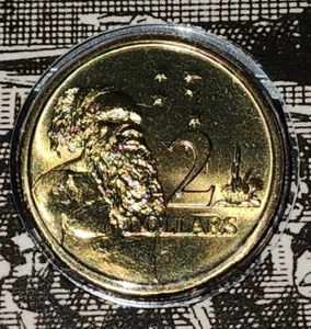 1996 Australian Two Dollar $2 coin - Aboriginal Elder - UNC ex mint set - Bild 1 von 2