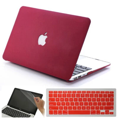 Cubierta rígida mate esmerilada 3 en 1 teclado/LCD para Macbook Air Pro 11 13 14 15 16 Foto 1 de 2