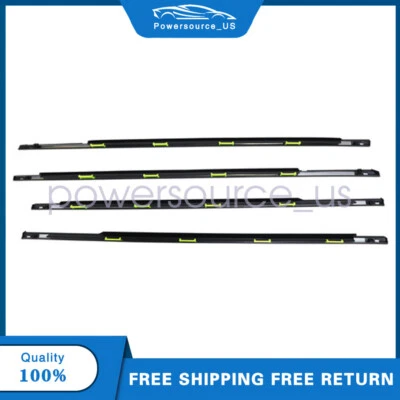 4 件 适用于本田 CIVIC 4DR DX 1996 - 2000 Weatherstrip 窗口密封成型 美国 — 第 1/4 张图片
