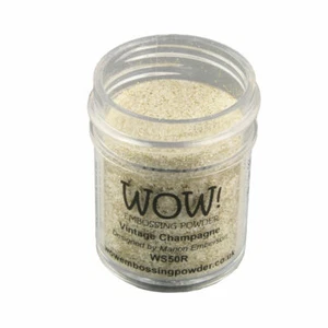 Wow! Glitter Embossing Powder 15ml - Vintage Champagne