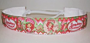 Strawberry Shortcake Nonslip Headband adjustable no slip Sweaty Sports Hair Band - Picture 1 of 2