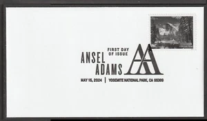 US 5854a Ansel Adams Half Dome Yosemite Park CA BWP FDC 2024 - Picture 1 of 1